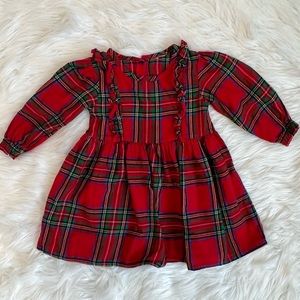 Holiday Plaid Flannel Dress